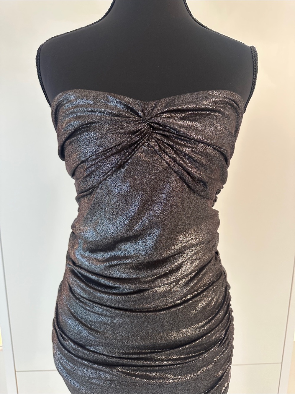 Express Black sparkle tube top